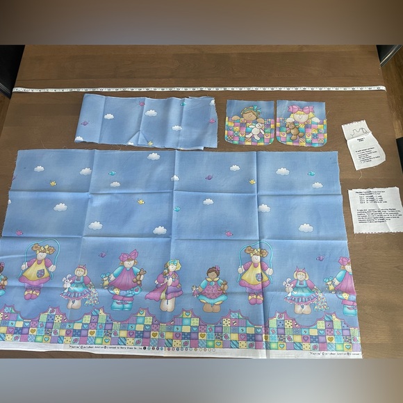 Jelly Bean Junction Playtime 90’s Fabric Large Scraps - Picture 3 of 3